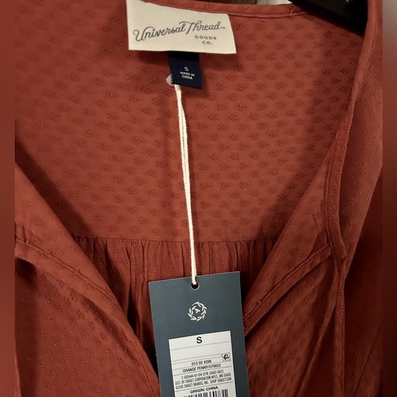 NWT womens peasant blouse by universal thread - Picture 3 of 4